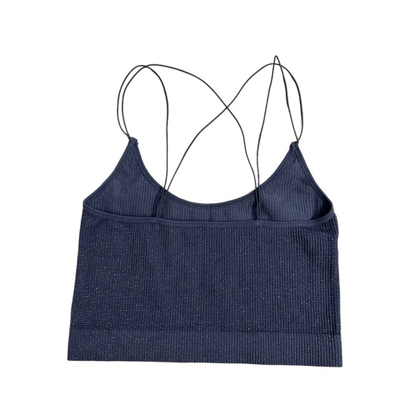 Urban Outfitters Crop Tank Top Lavender Purple Fitted Casual Strappy Small - Picture 4 of 7